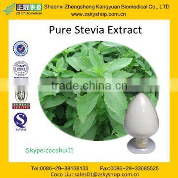 GMP manufacturer supply Bulk Stevia Stevioside Stevia Extract 20%-98%