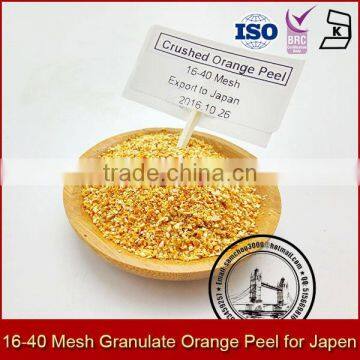 16-40 Mesh Granulate Orange Peel for Japan