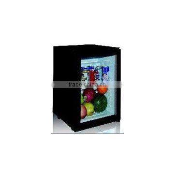 Absorption Tempered glass door 40L Minibar Refrigerator Fridge