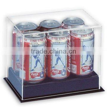 bespoke large acrylic beer display case