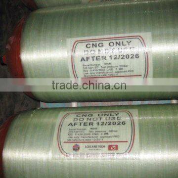 ECER 110 standard cng steel gas cylinder, composite steel cylinder, steel cylinder for car, CNG cylinder type 2