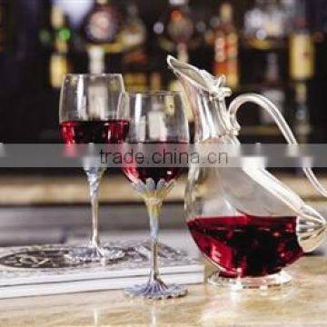 Glass Wine Decanter With Handle photo-3