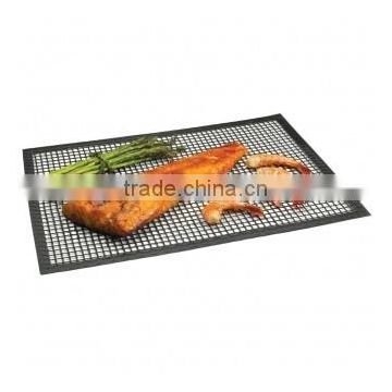 Edge protective Nonstick Grill BBQ mesh Mat fish liner in USA /Australia food will not fall through the cracks