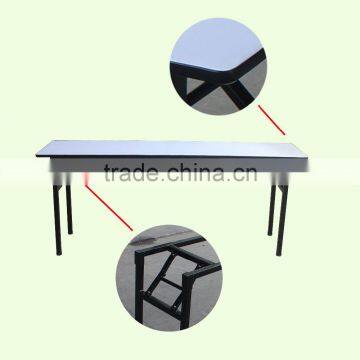 rectangular table--- 18mm plywood+steel frame good quality