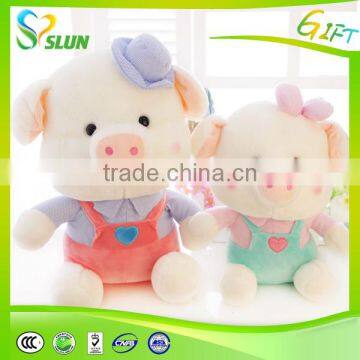 Hot selling funny pig stuffed plush toys pig holiday gift