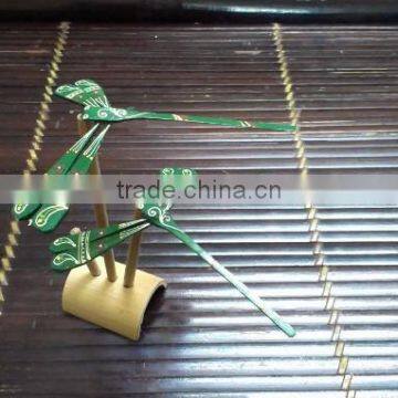 Viet nam Balancing Dragonfly with Thin Curved Tail