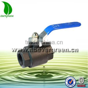 Iron level handle reinforced nylon ball valve