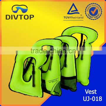 Swimming Vest Inflatable Snorkel Vest