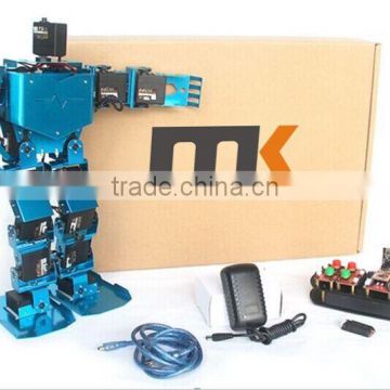 17 Degrees of Freedom Bipedal Humanoid Robot With Full Steering Bracket Accessories( Blue ) MK-A0001-4