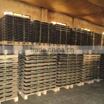 200mm Mobile Solid Rubber Garbage Bin Wheels photo-2