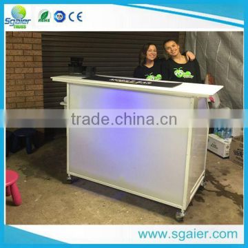 Popular Smart folding bar table led lighting table (SGT1)