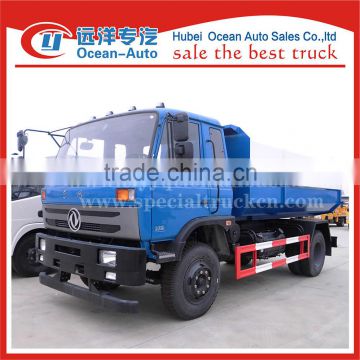 2015 new condition dongfeng 12m3 hydraulic lifter garbage truck