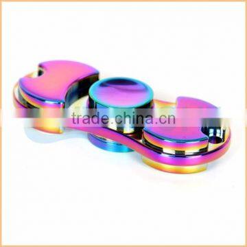 Metal hand spinner ,Colorful aluminum finger gyro,metal finger spinner toys