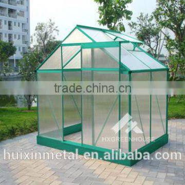 Commercial greenhouse with aluminium frame and polycarbonte sheet