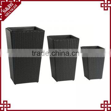 Set of 3 Home Garden Rattan Woven Stackable Onion Planter for Sale photo-2