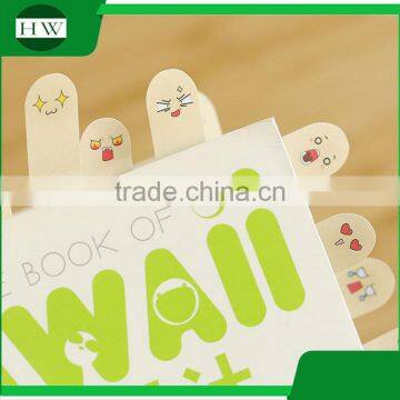 Promotional Wholesale Office Stationery Mini Portable Cartoon Finger Sticky Note photo-5