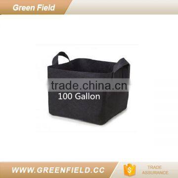 Green Field smart pots 100 gallon square fabric grow bags