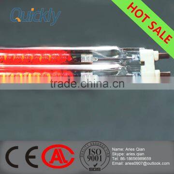 Carbon medium wave ir lamp for Glass cabinets Ovens