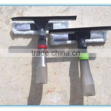 Spray Window Brush Window Cleaner With Microfiber and Rubber Wiper Strip photo-4
