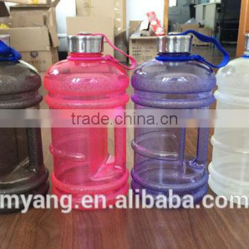 Cheapest factory price 2.2 liter clear plastic water jugs with lids/Water jug with side handle/Drinking Water Plastic Bottle