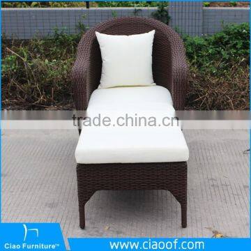 Outdoor Hotel Rattan Pool Lounger Bed photo-3