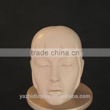 New design realistic female mannequin head for hat display