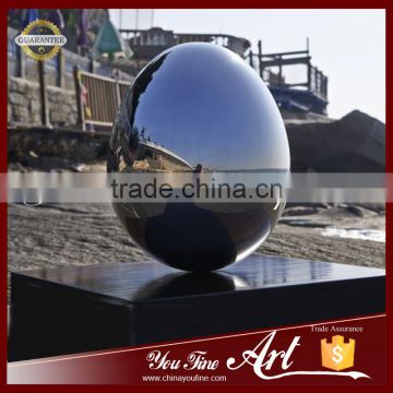 Garden Egg Design Stainless Steel Sphere Sculpture