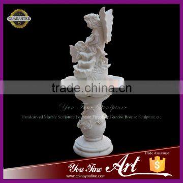 Oudoor Garden Marble Fountain With Girls photo-2