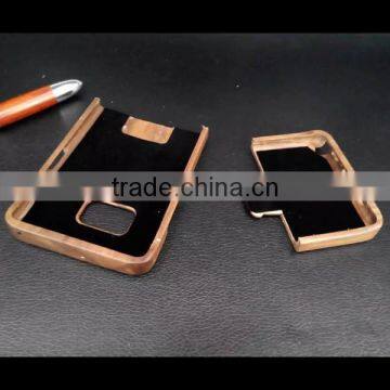 Hot Selling Natural Real Two Part Rose Wood Phone Cases for Samsung Note7
