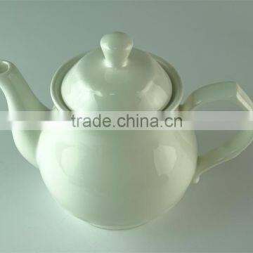 White Modern Ceramic Tea Pot For Home and Hotel photo-2