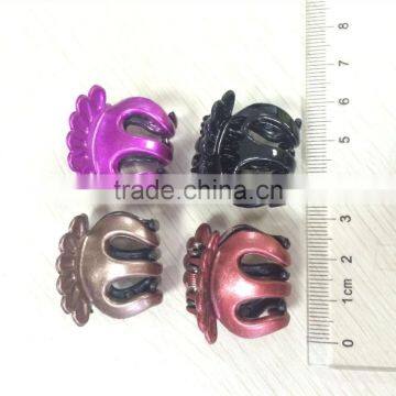 Whosale Cute Design Children's Hair Accessories 3CM Plastic Colorful Hair Claw Clip photo-2