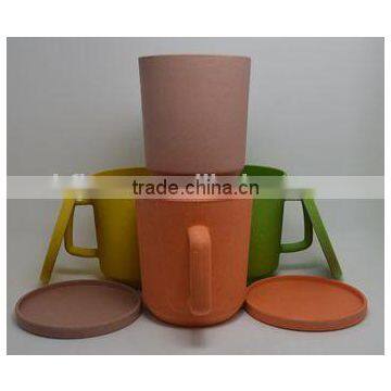 Eco Bamboo Fiber Cup/mug With Lid photo-2