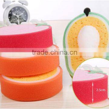 Kiwi Fruit Shaped Printing Logo Cleaning Sponge / Sponge Scourer photo-2