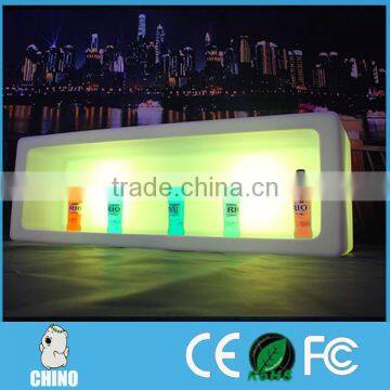 Night Bar Furniture Led Glowing Large Size Plastic Ice Bucket photo-4