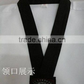 Children's Tae Kwon Do Training Clothes for Men and Women Short-sleeved Striped Custom Printing Long-sleeved Taekwondo Uniform photo-2