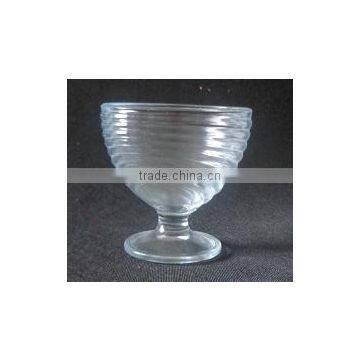 Clear pretty glass Ice cream cup ice cream maker cup