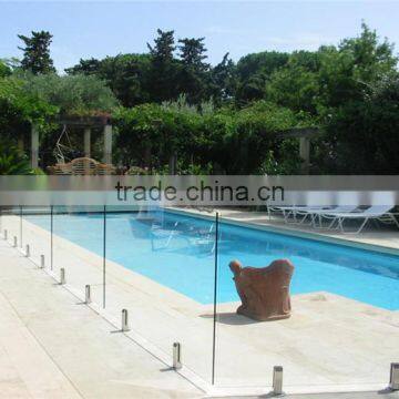 Stainless Steel Round Glass Spigot Short Glass Fence Post photo-3