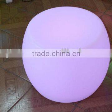 LED colorful decorative plastic chair