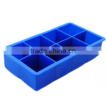 FDA Square Shape 8pcs Silicone Ice Molds photo-5