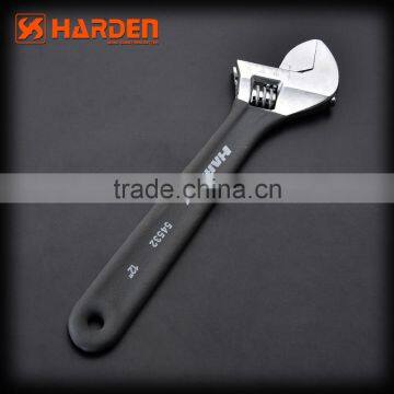 Professional Dipped 10" Chrome Vanadium Handle Adjustable Wrench