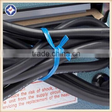 PE/PVC plastic coated single metallic wire twist tie for wire cable