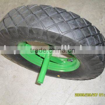 Rubber wheel 400-8 Square Pattern