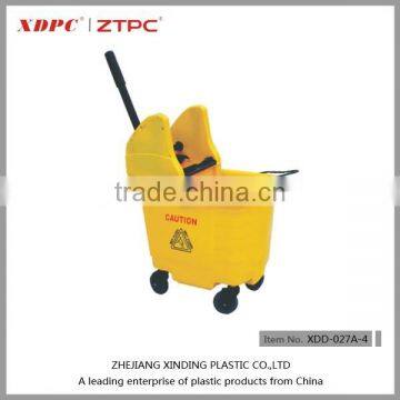 27L Plastic Down press Mop Bucket