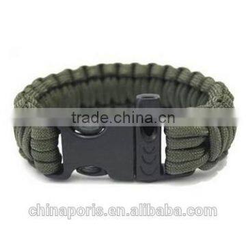 Camping/travel/outdoor Activity PARACORD BRACELET for Emergercy With Whistel and Compass photo-2