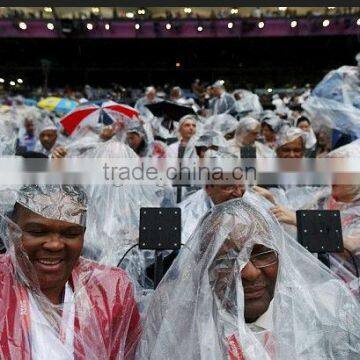 rain poncho for concert or sports match