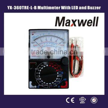 YX-360TRE-L-B Multimeter With LED and Buzzer/Analog Multimeter