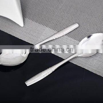 Bland For Opportunely Kitchen Utensils Stainless Steel Soup Spoon Tableware photo-3