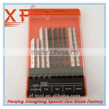10PCS Plastic Box Bi Metal HSS T-shank Jig Saw Blades photo-2