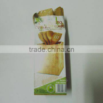 Hot Sale Bamboo Kitchen Utensils With Holder photo-2