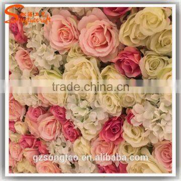 Wedding Decoration Flower Wall Cloth Flower Artificial Flower Wall in Sale photo-4
